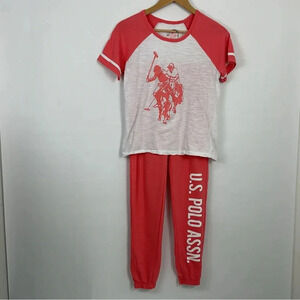 U.S. Polo Assn. 2 Pc. Pajama Set Size Small‎